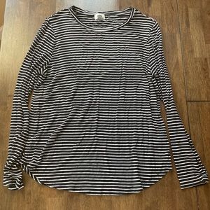 Old Navy black and white striped tunic